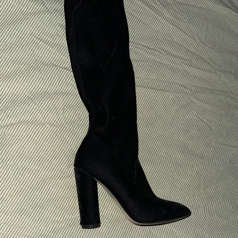 Aldo Black Heeled Boots for Women